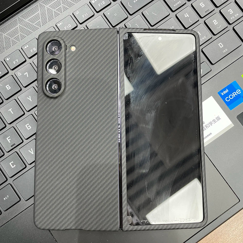 YTF Carbon Fiber Case For Samsung Galaxy Z Fold 5 - Premium Mobile Phone Cases from YTF-Carbon - Just $50! Shop now at Dressmycell.com YTF Carbon Fiber Case For Samsung Galaxy Z Fold 5 - Premium Mobile Phone Cases from YTF-Carbon - Just $50! Shop now at Dressmycell.com